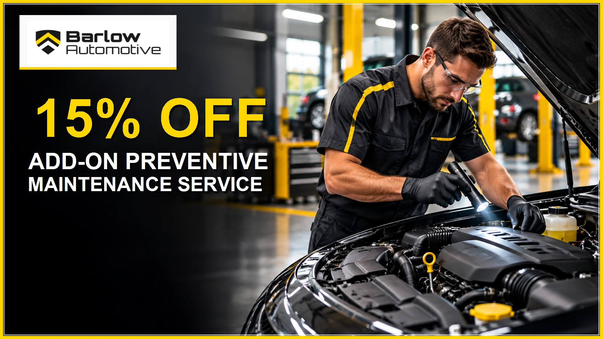 15% off an add-on preventive maintenance service